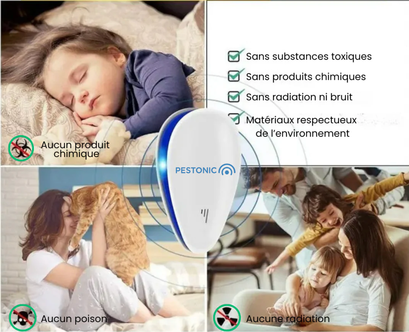 Dispositif antiparasites Pestonic
