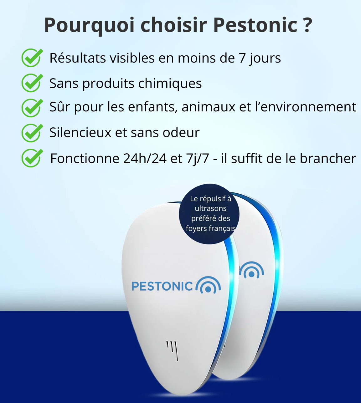 Dispositif antiparasites Pestonic